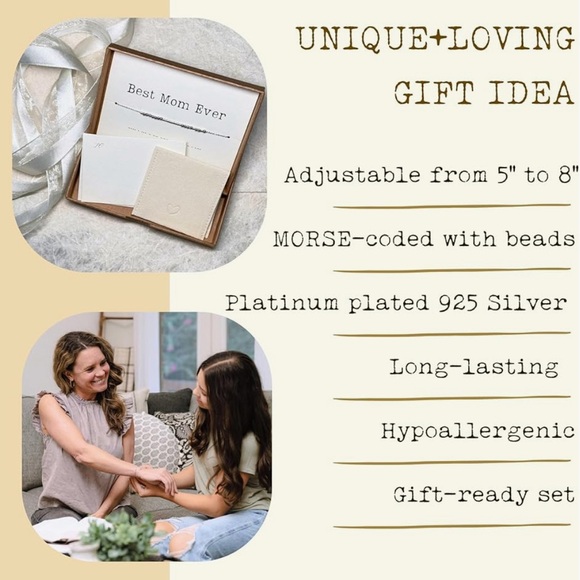 “Don’t Worry Be Happy” morse coded bracelet. - Picture 3 of 3